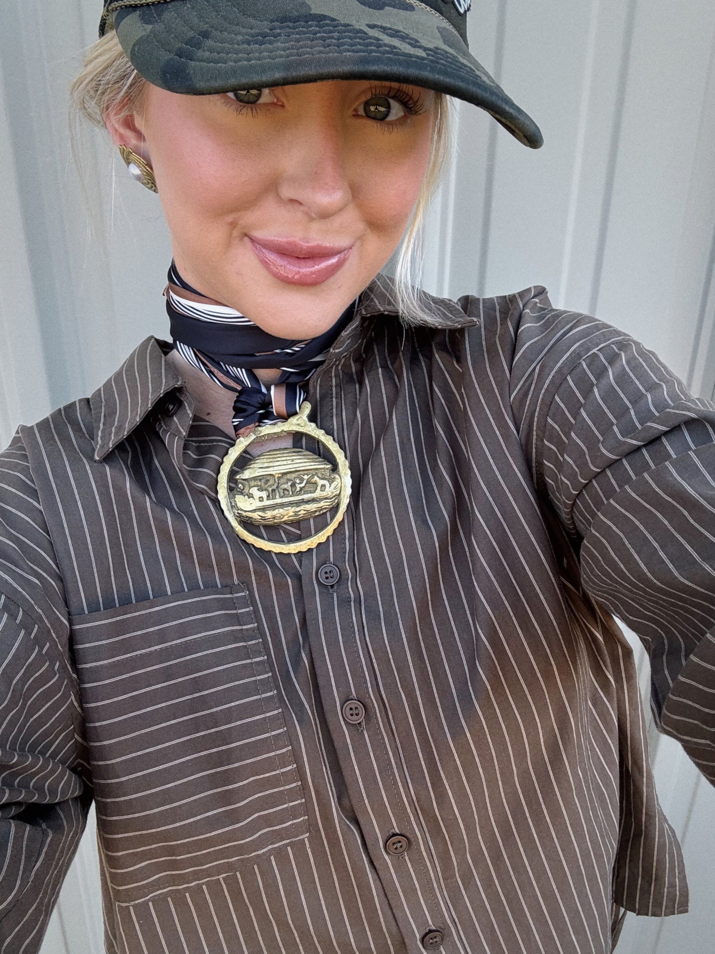 Southern Vintage Pendant Scarf Necklace