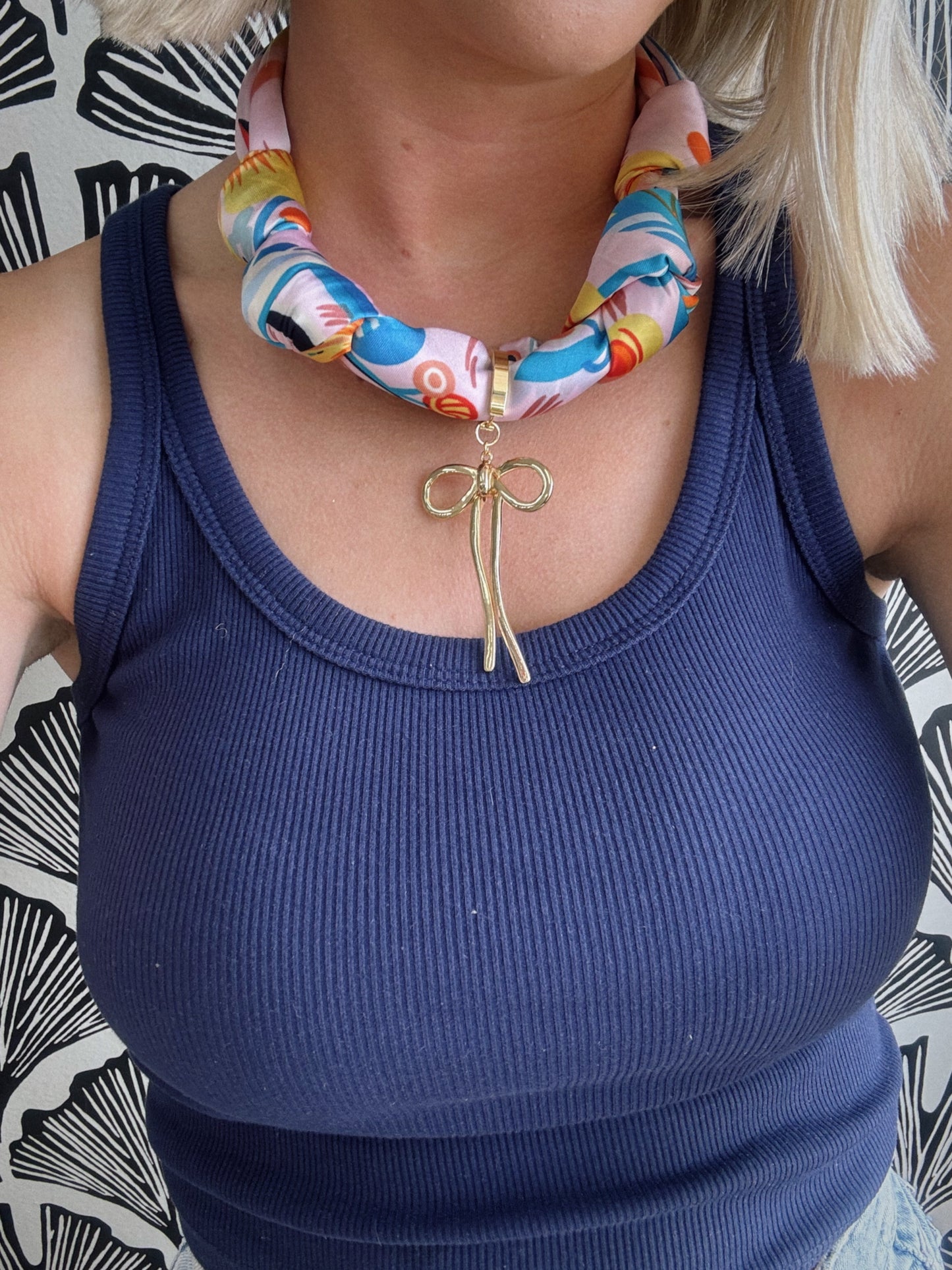 Bow Ways Scarf Necklace