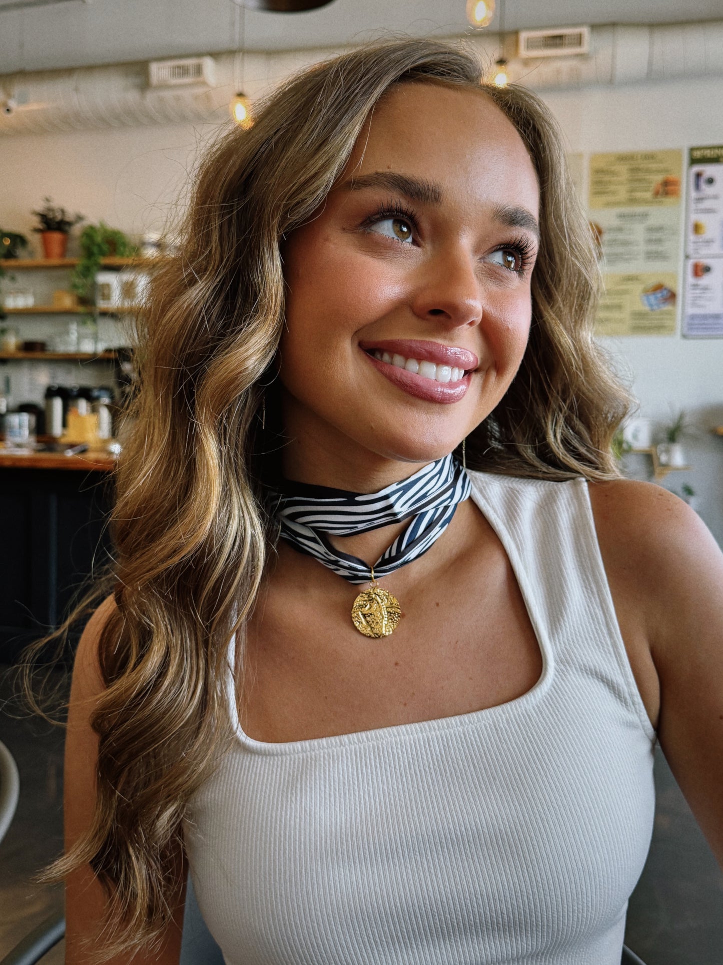 She Said Scarf Necklace