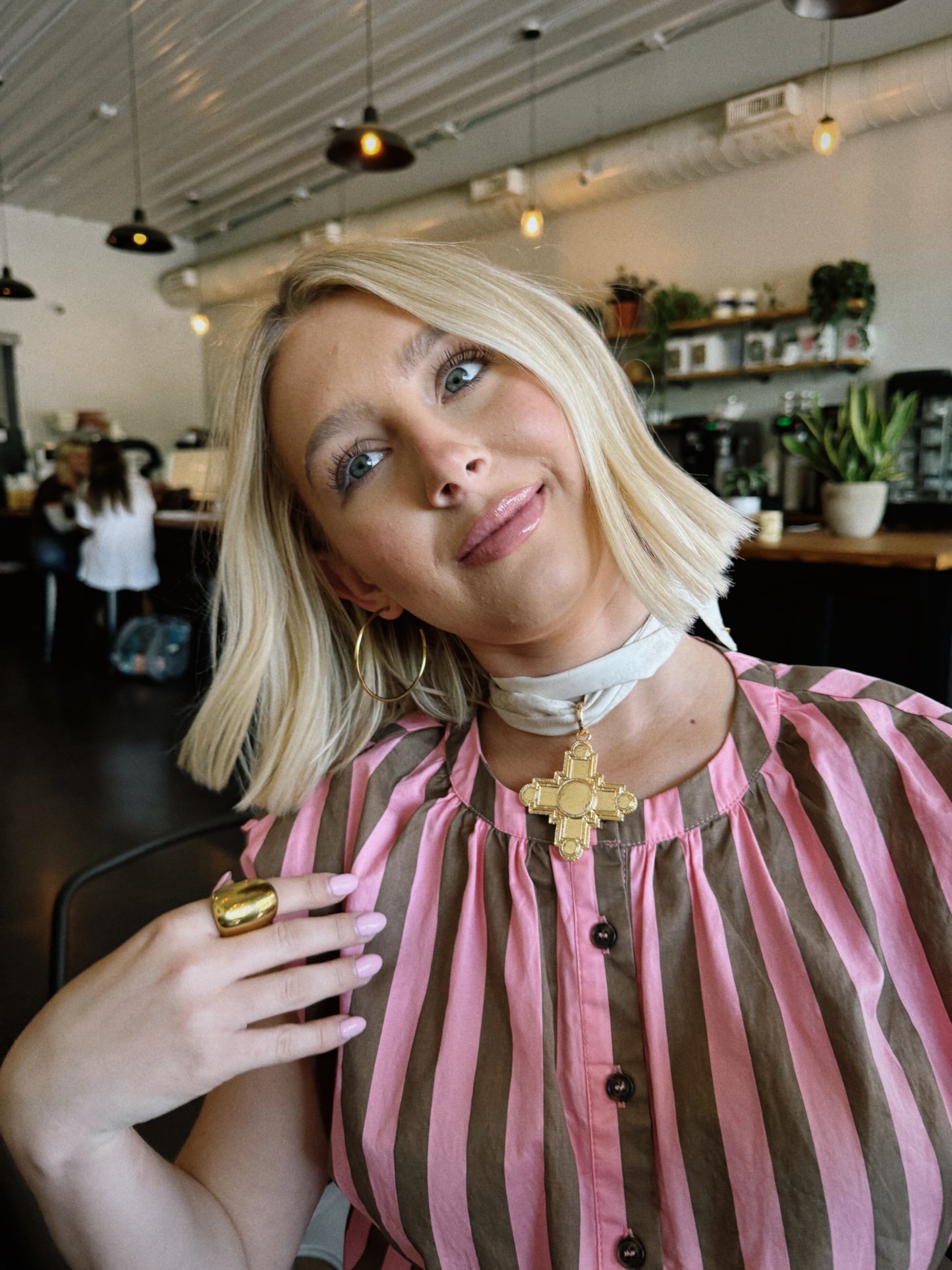 The Chic Cross Scarf Necklace