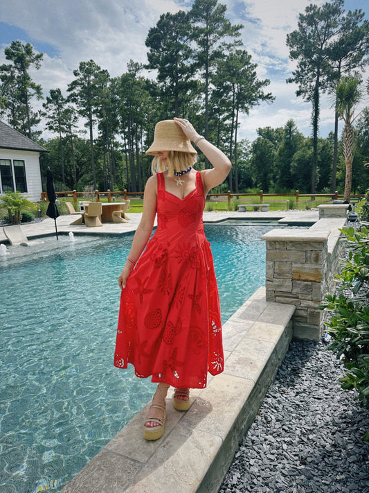 Reagan Chili Dress