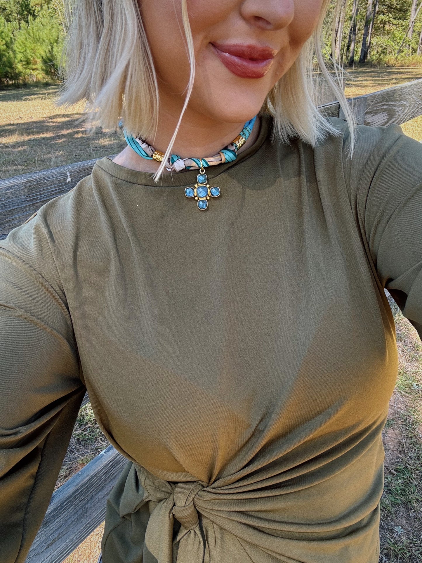 Give It Grace Scarf Necklace