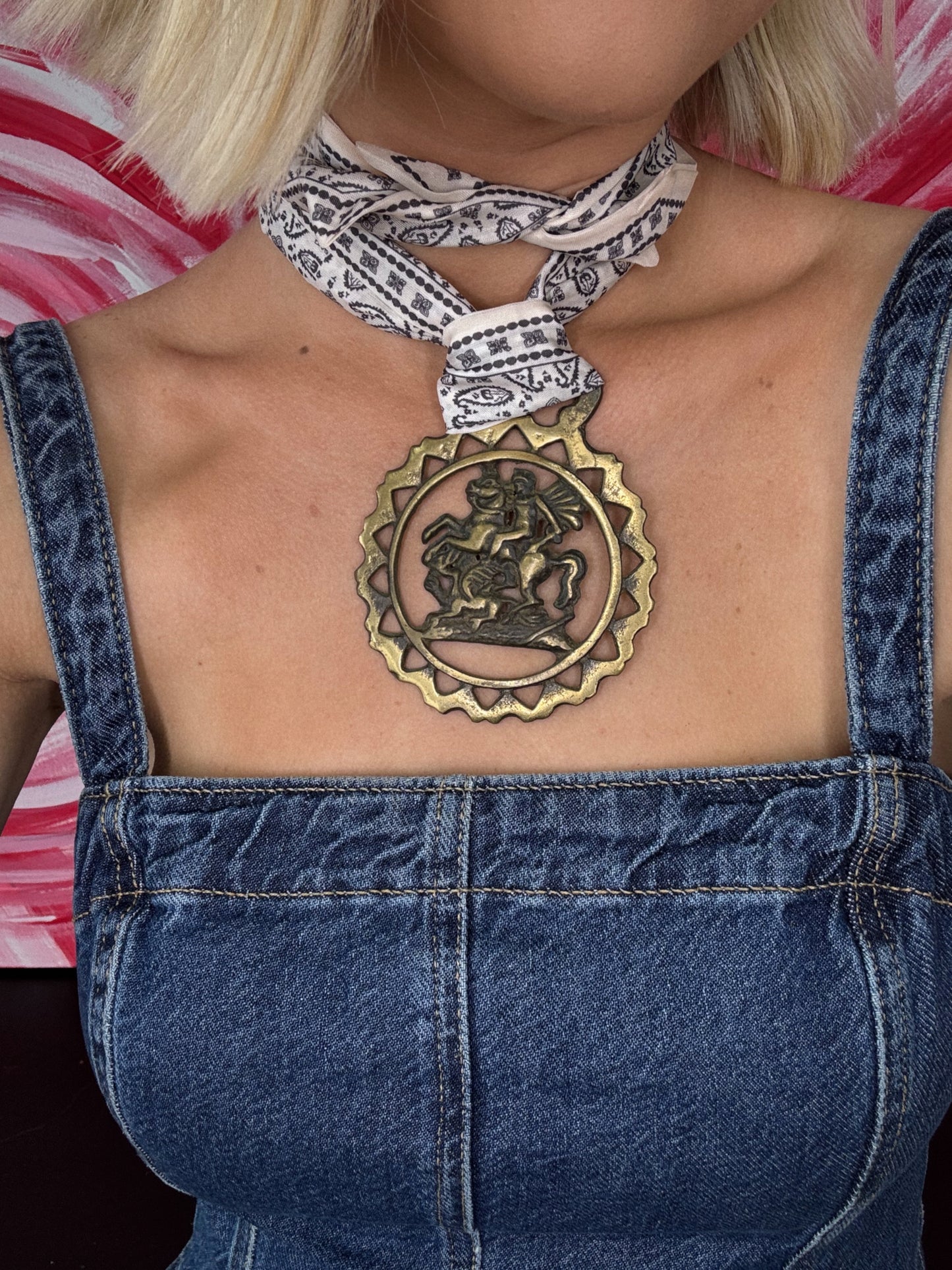 Western Muse Scarf Necklace
