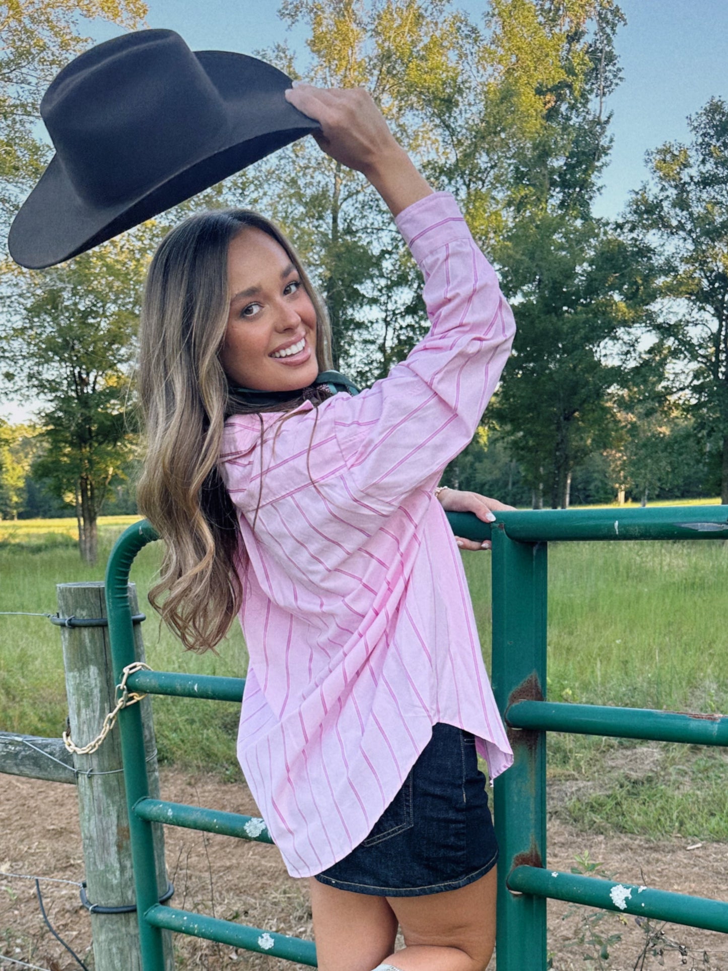 Sunlit Stripe Top