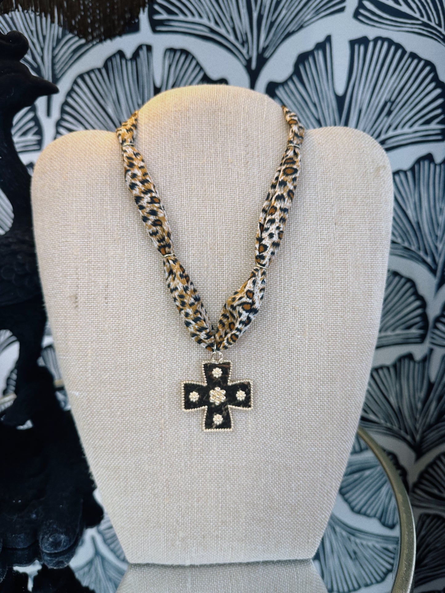 Golden Goddess Scarf Necklace