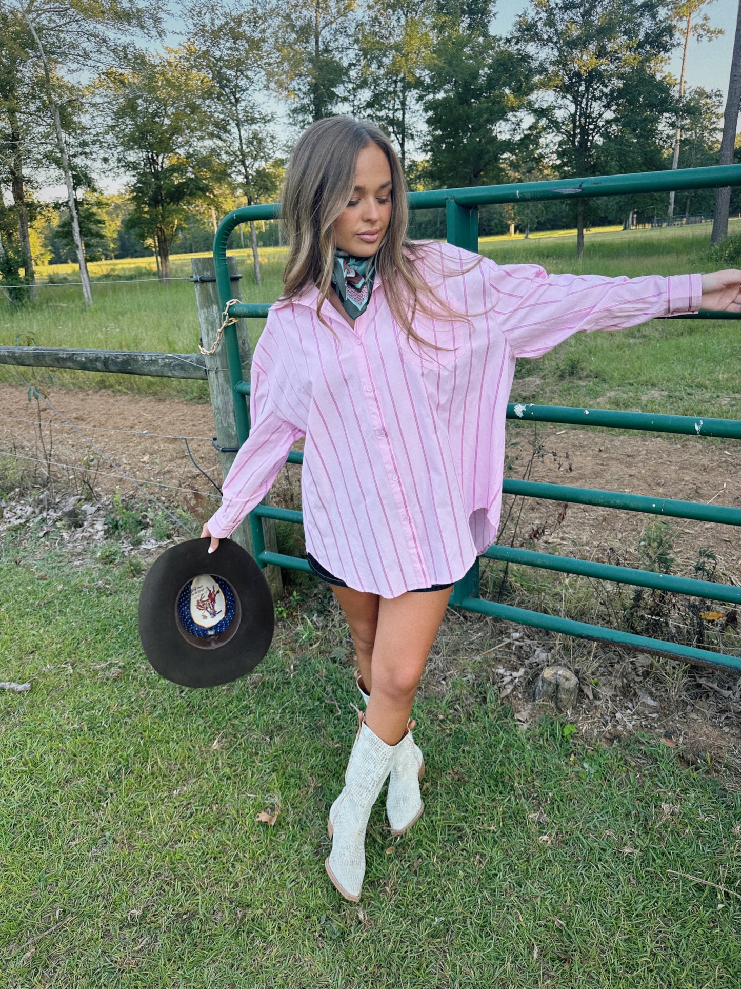 Sunlit Stripe Top