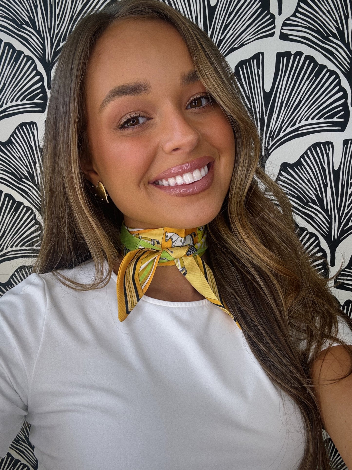 Giddy Up Scarf - Yellow