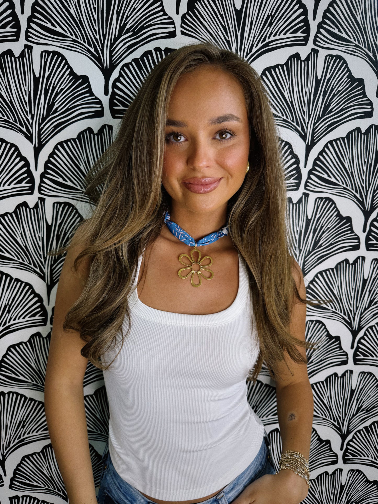 Bloom In Many Ways Scarf Necklace