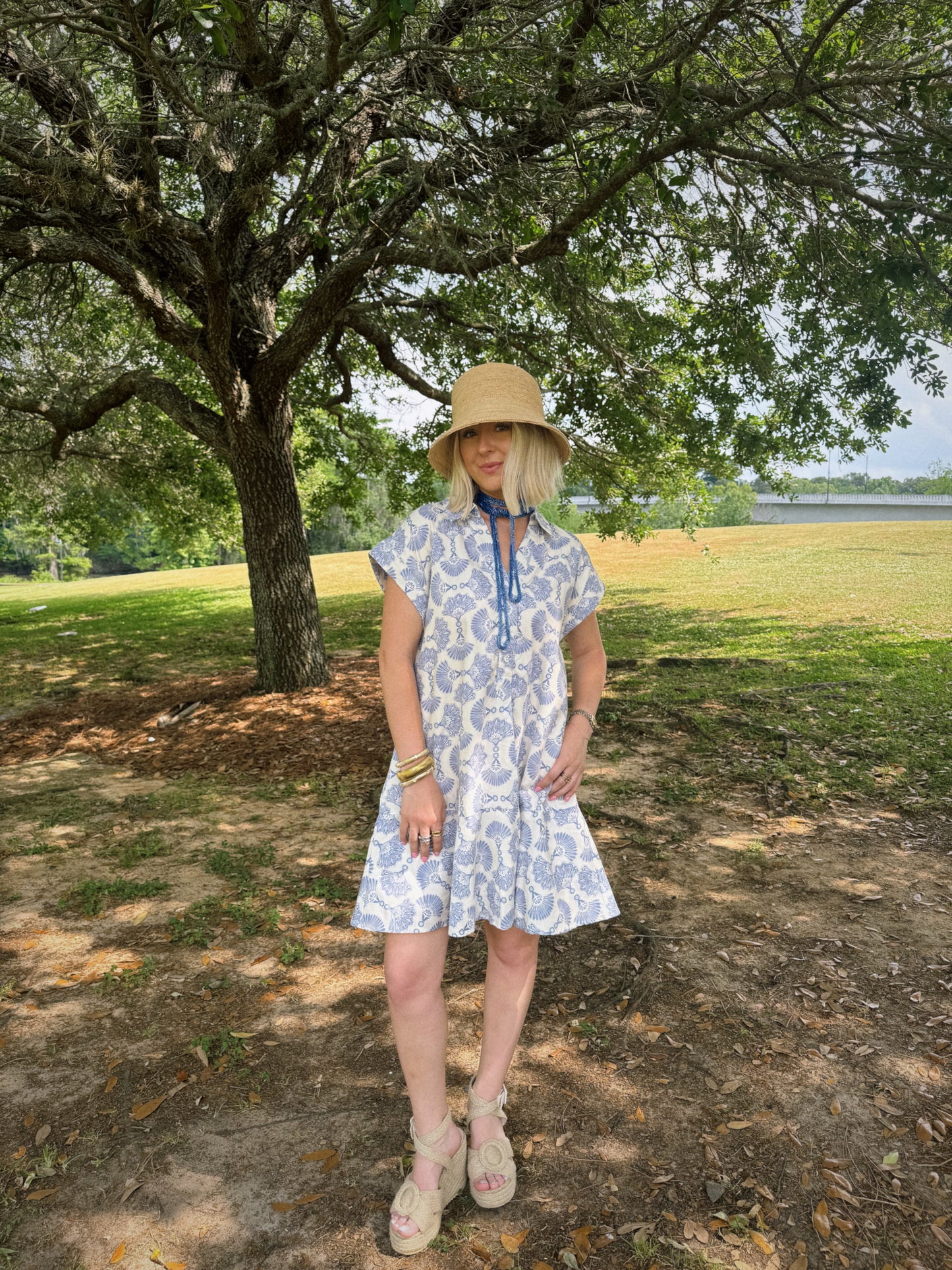 The Bluebell Charm Dress
