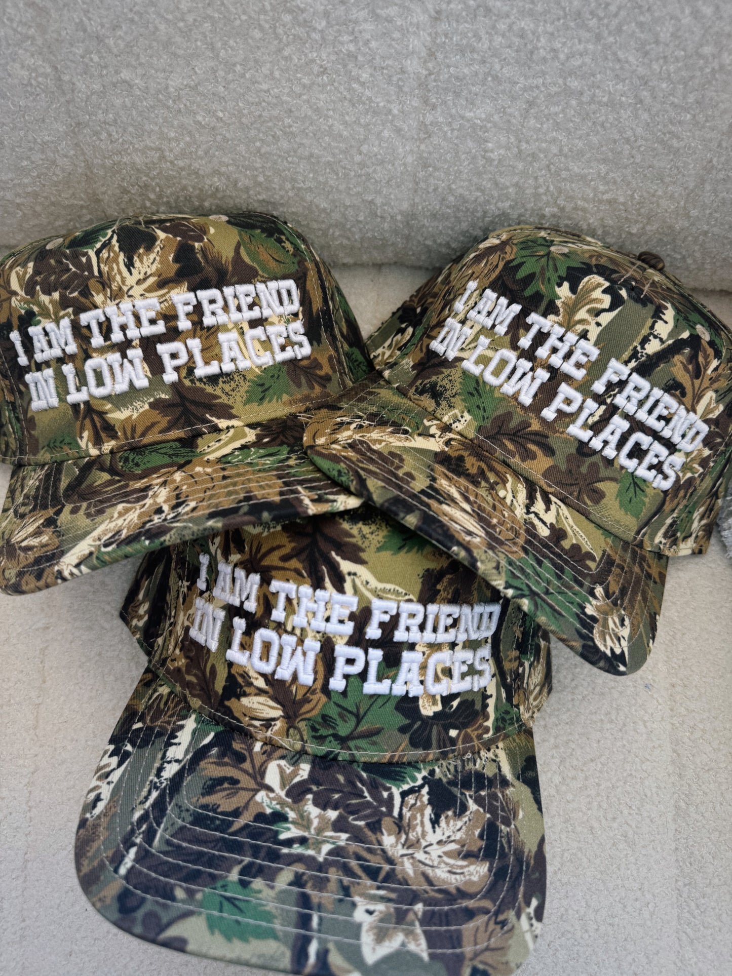 I Am The Friend In Low Places Trucker Hat