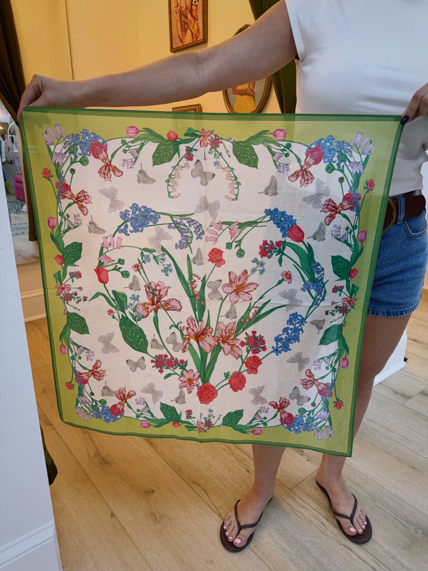 Butterfly Garden Scarf