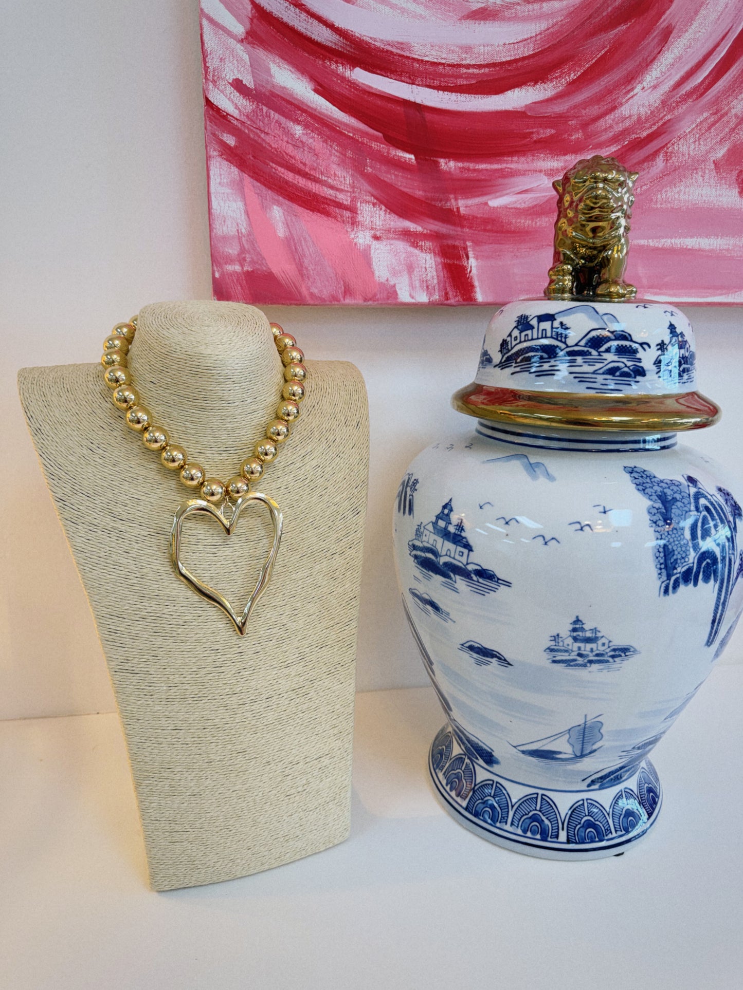 The Honey Heart Necklace