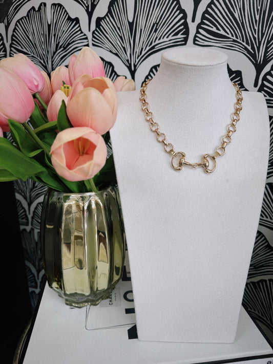 Spectacular Bit Necklace - Shiny Gold