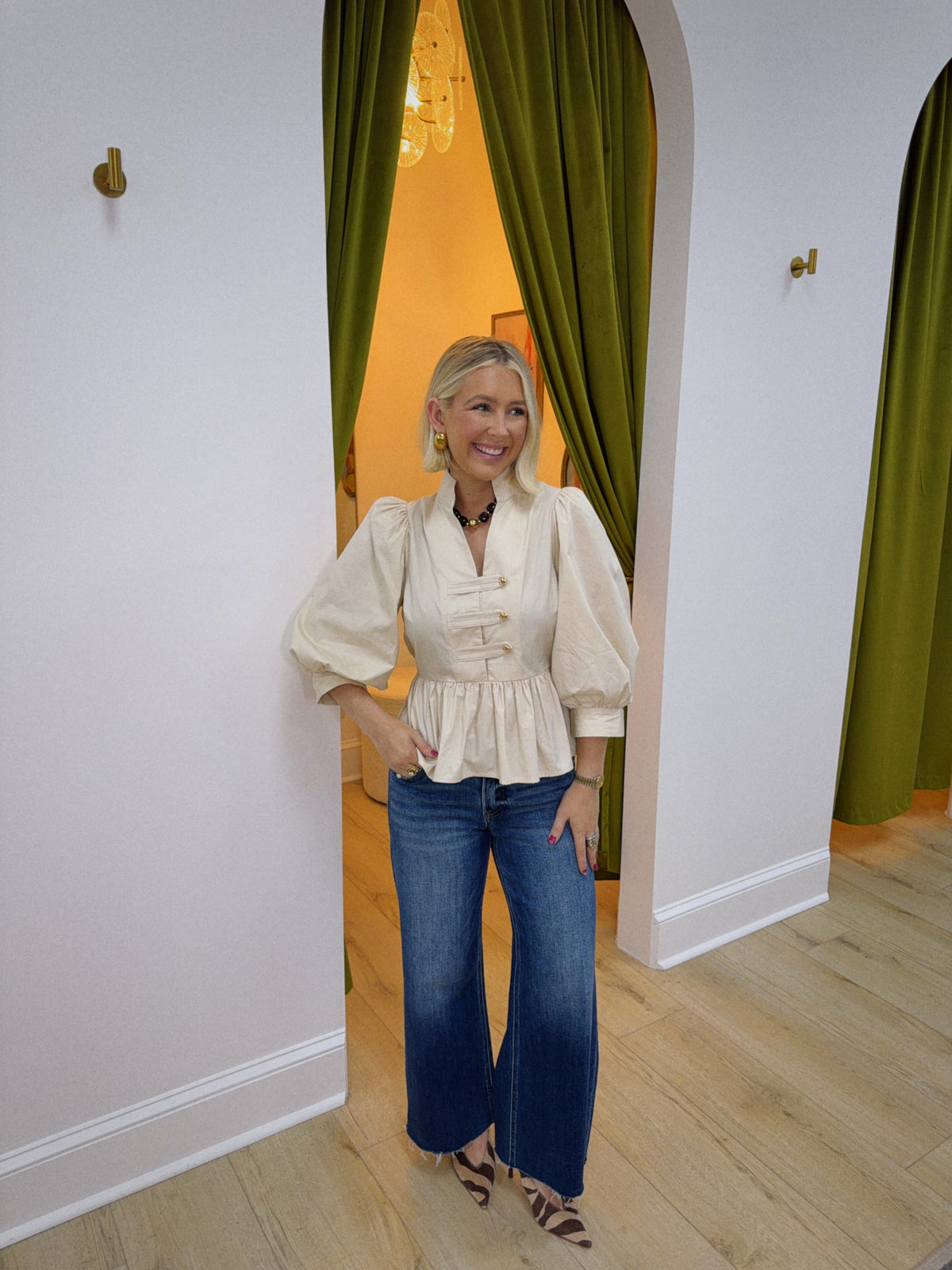 The Colette Top - Cream