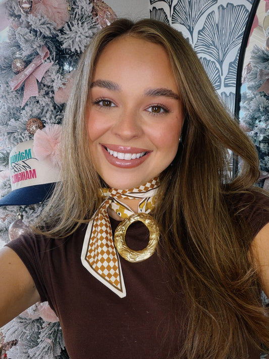 The Golden Loop Scarf Necklace