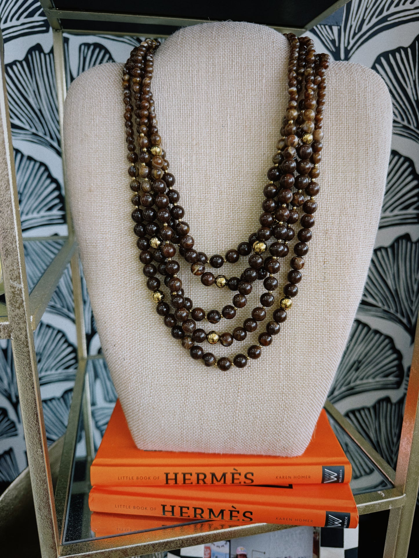 Layers Necklace - Brown