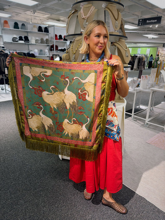 The Wren Fringe Scarf