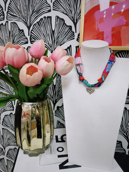 Soft Shine Scarf Necklace