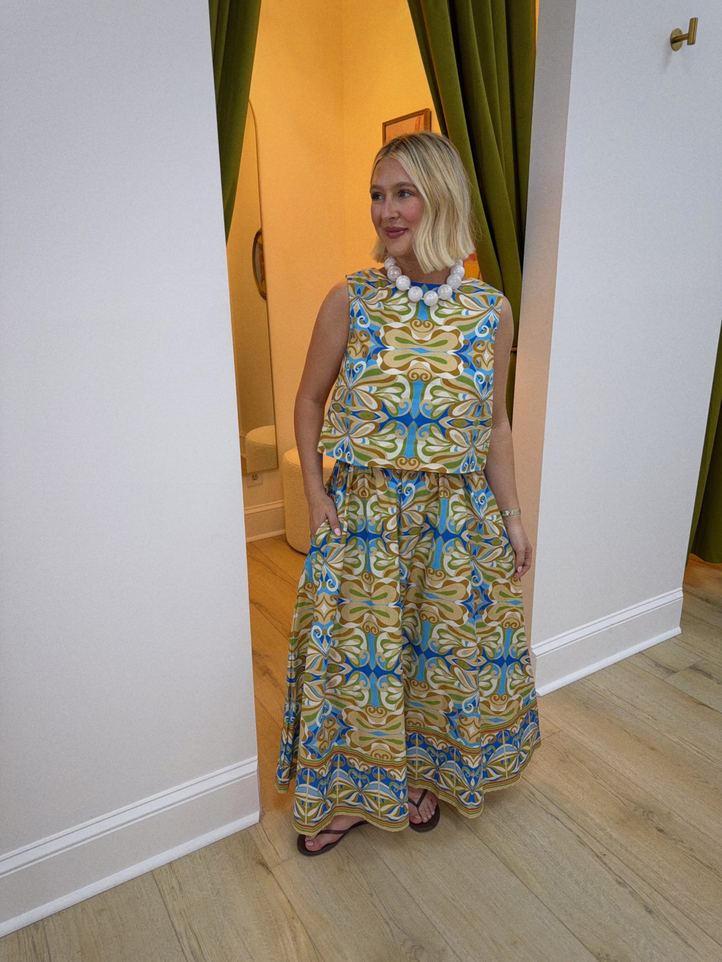 Mediterranean Muse Top