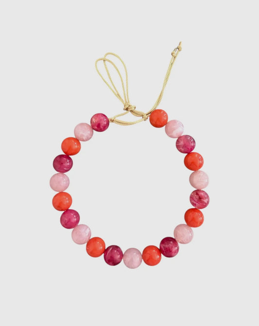 Chunky Beaded Necklace - Candy Land