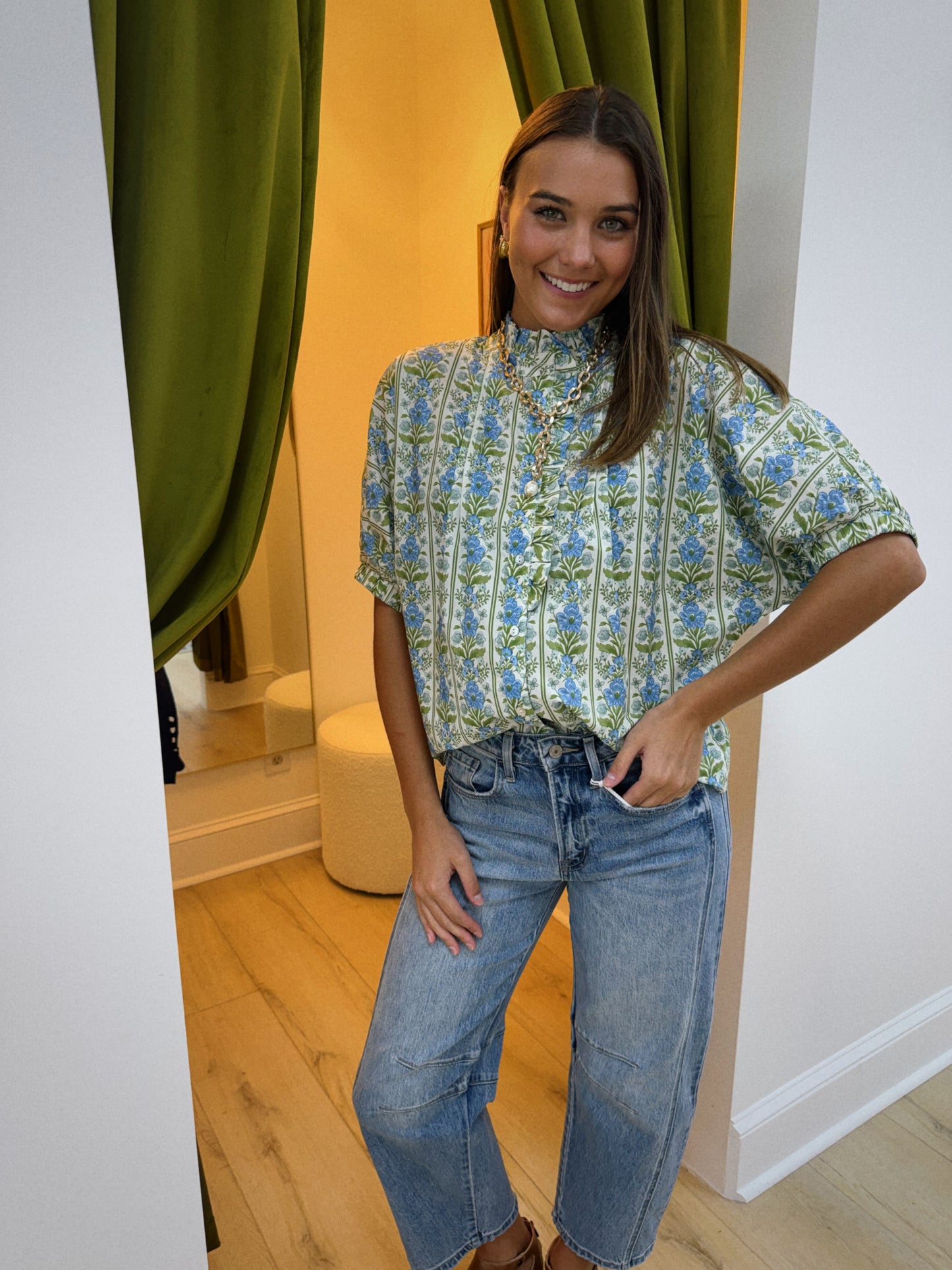 Vintage Bloom Blouse
