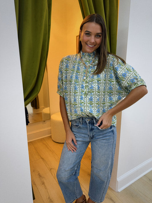 Vintage Bloom Blouse