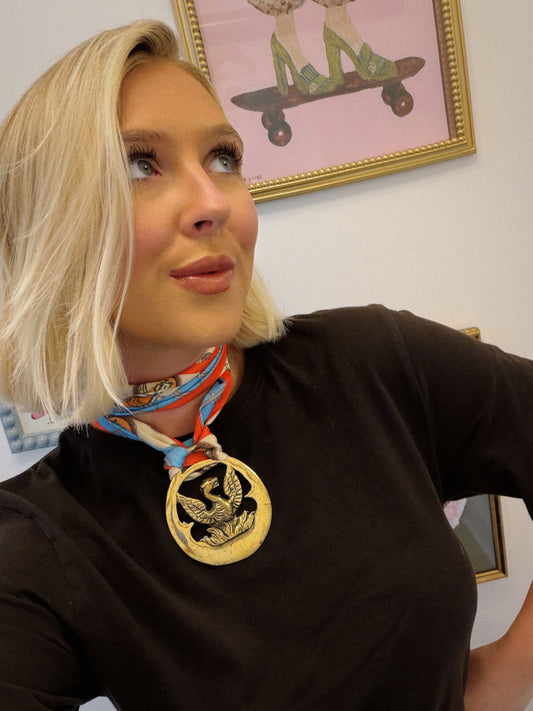 Fly High Scarf Necklace