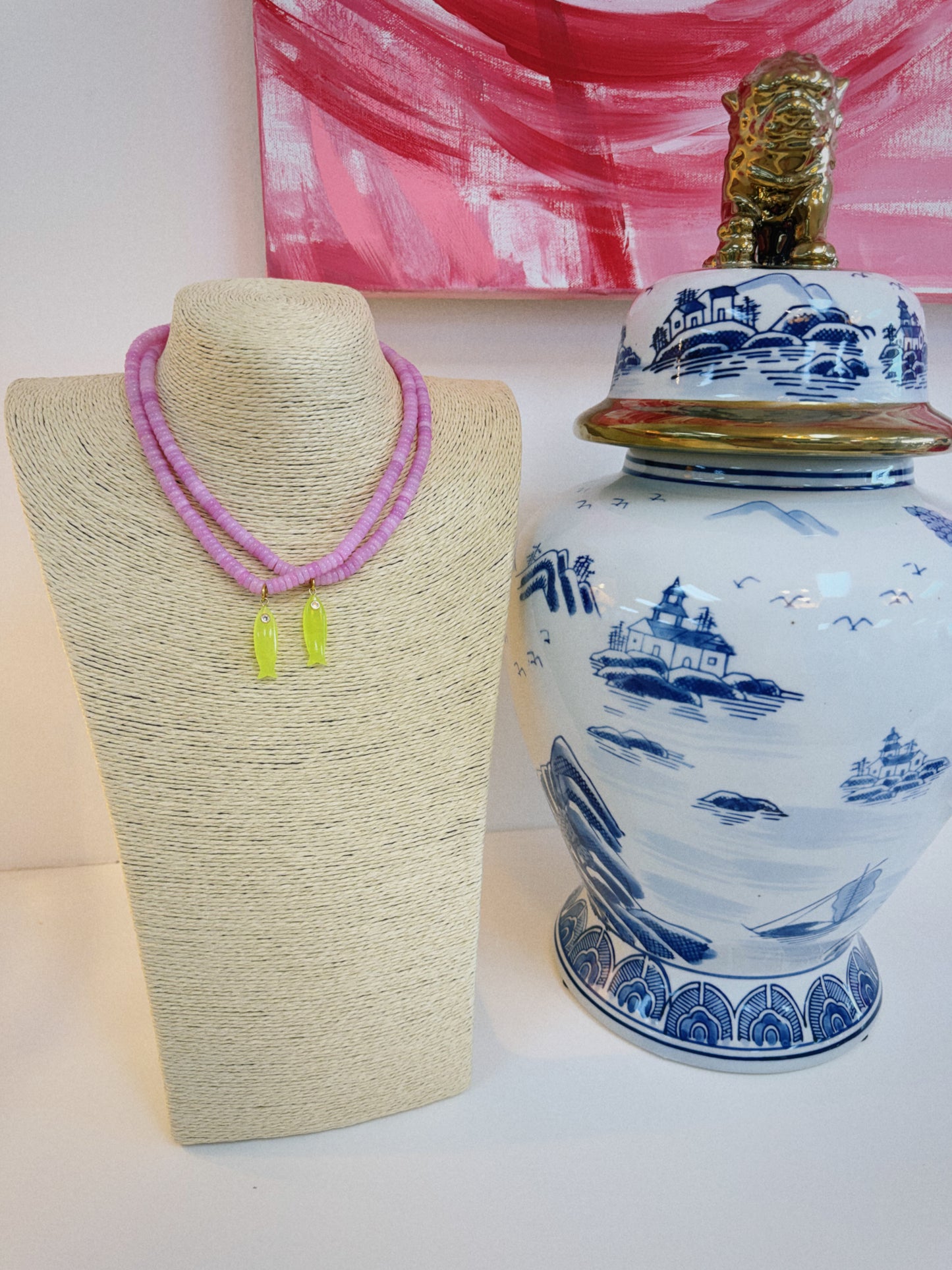 Neon Fish Necklace