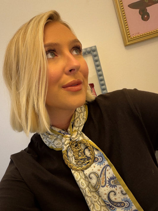 The Paisley Scarf Necklace