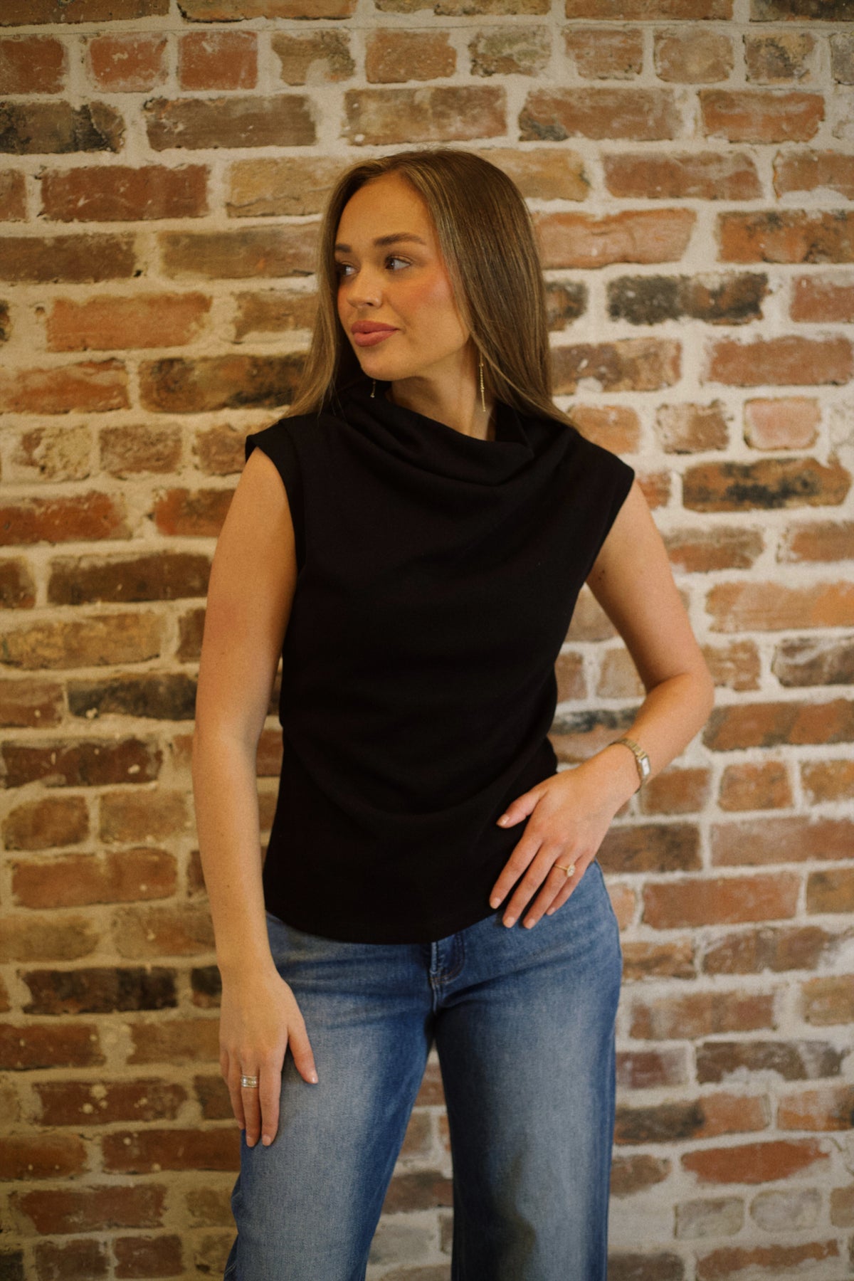 The Go-To Girl Top - Black