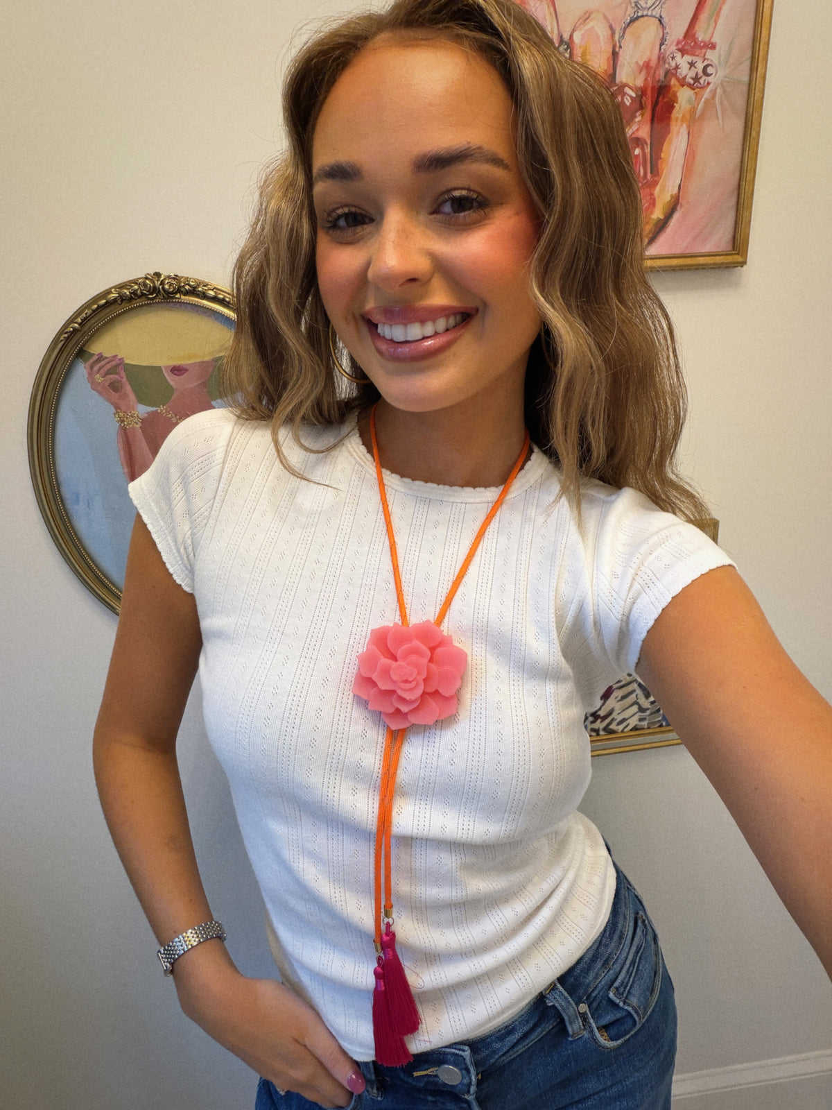 The Rose Bolo Tie