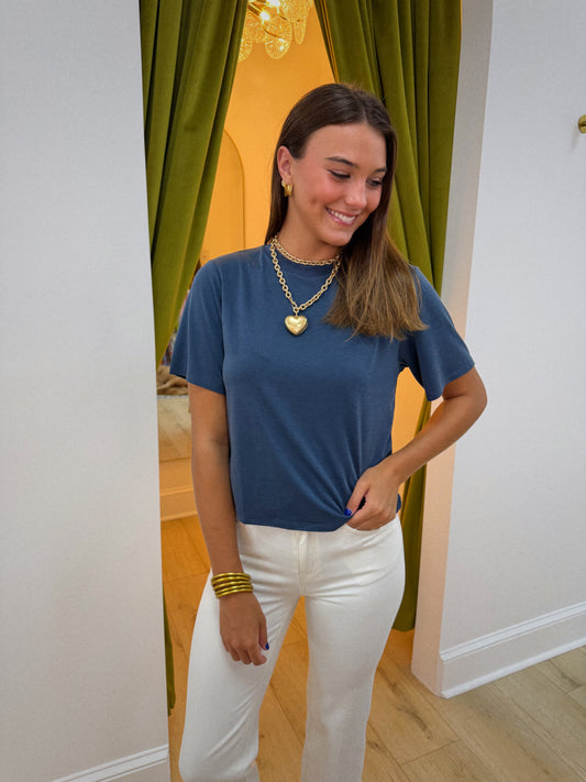 Easy Living Tee - Navy
