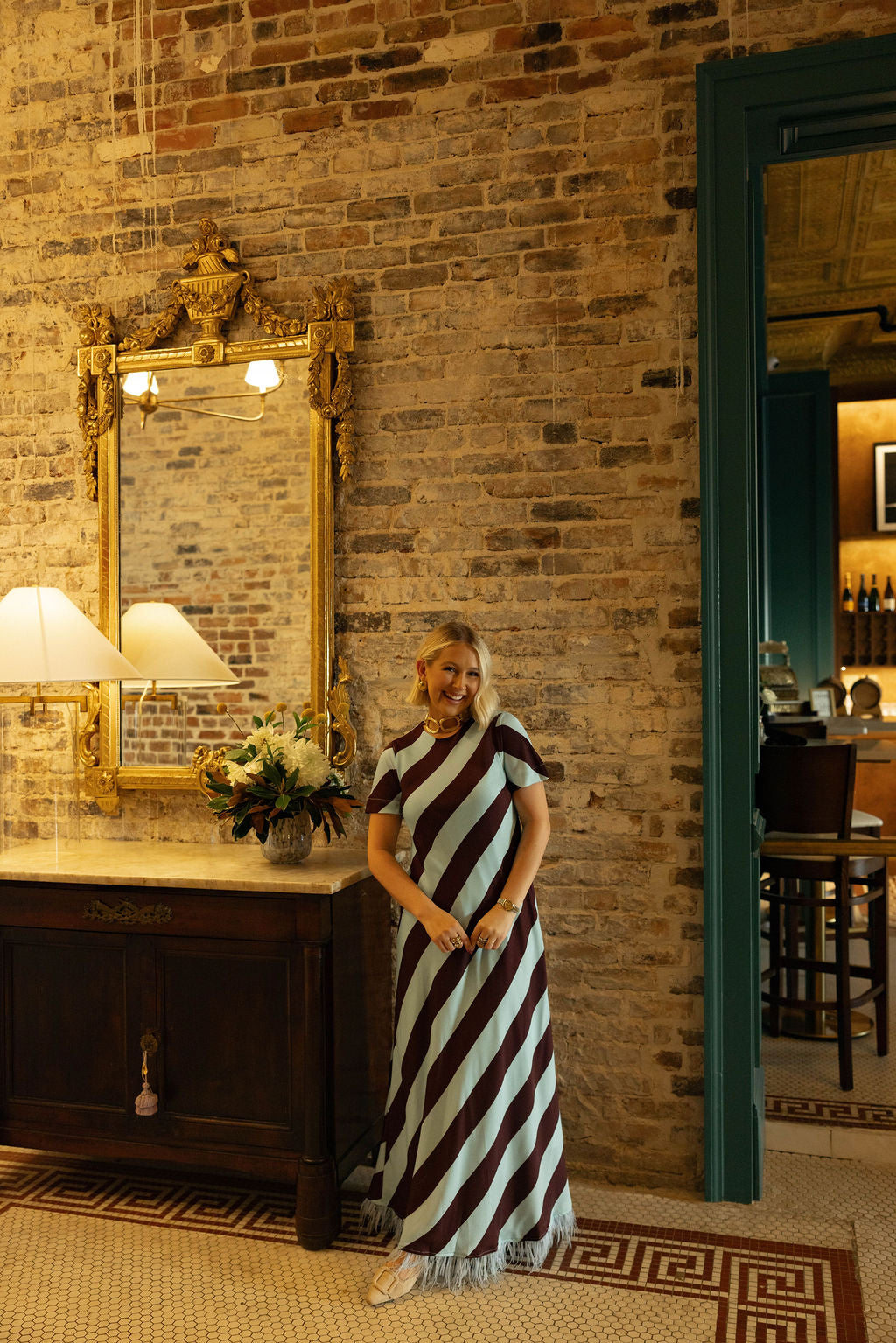 The Gatsby Stripe Dress