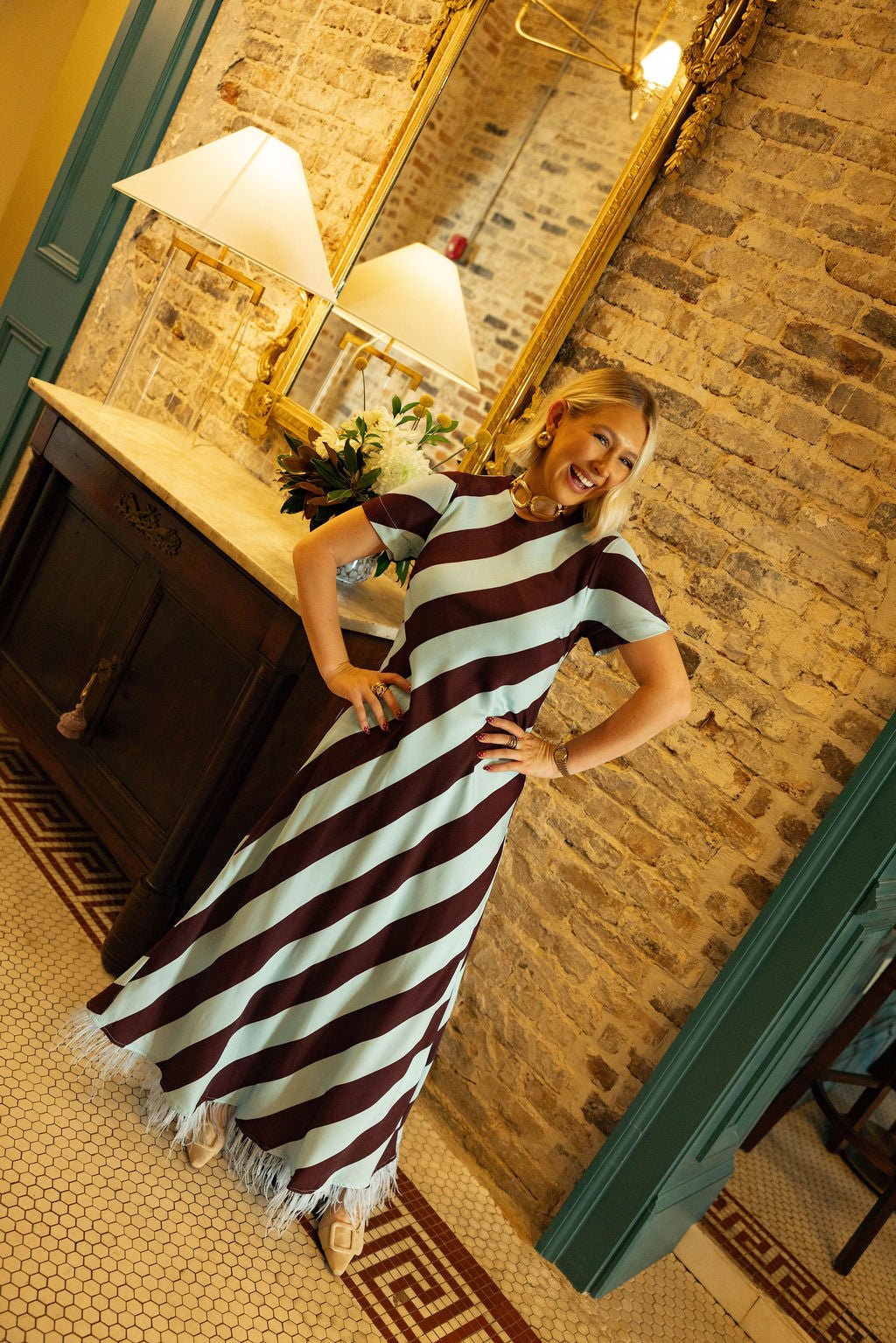 The Gatsby Stripe Dress