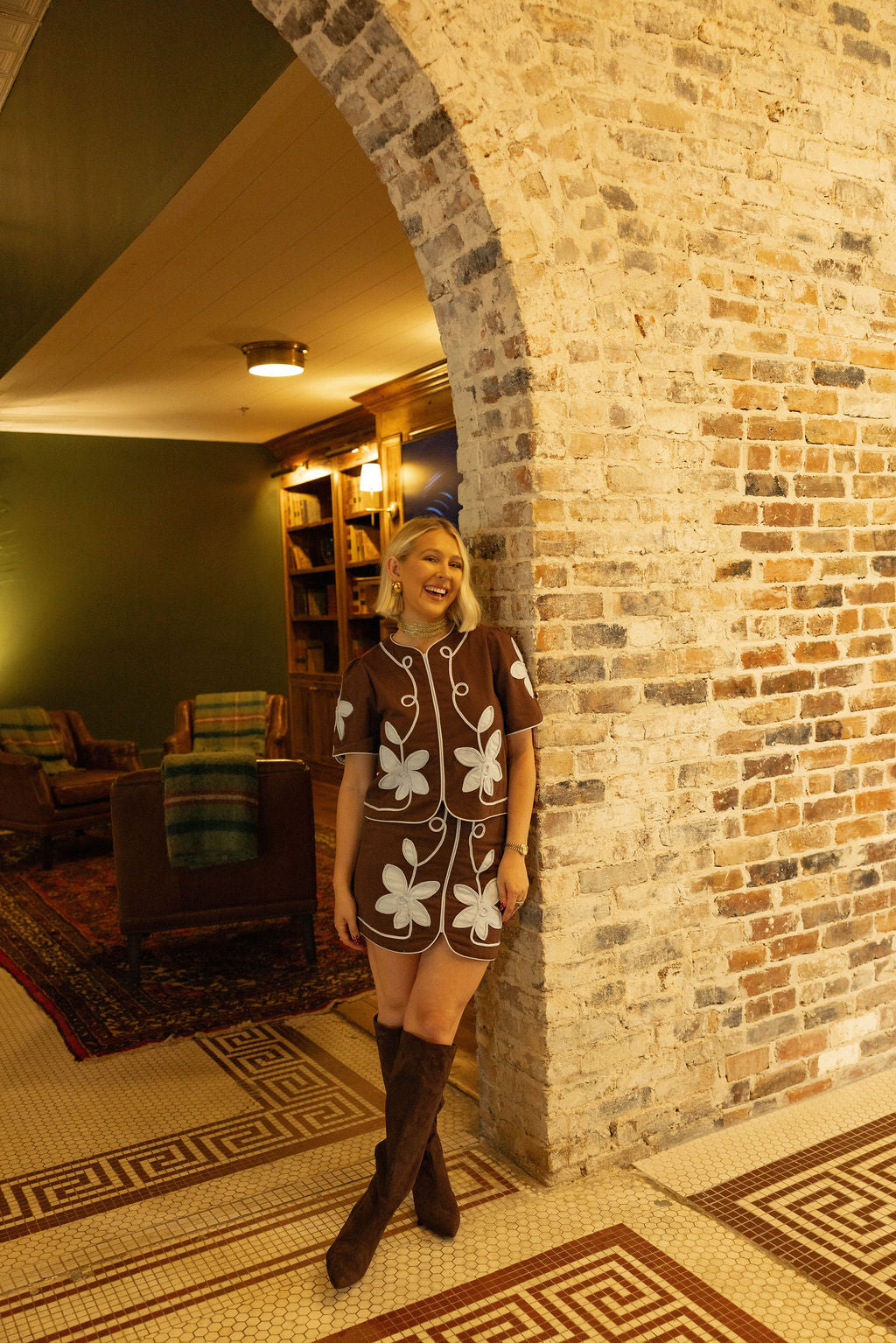 Mocha Magnolia Skirt