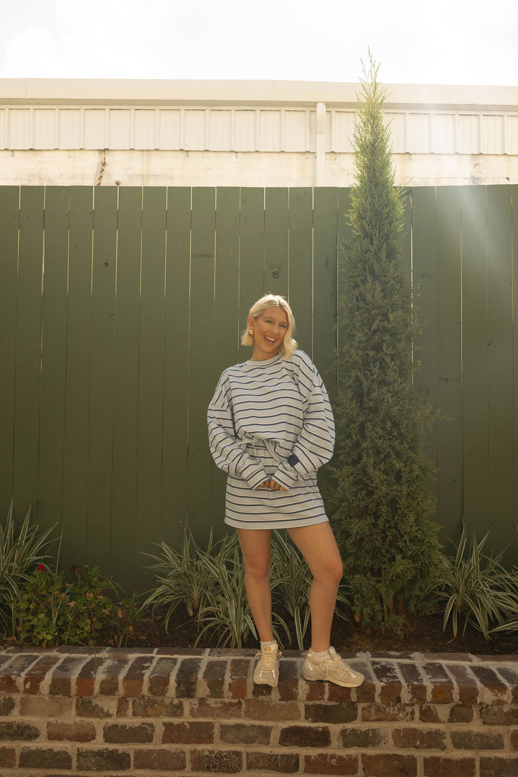 East Coast Stripe Sweatshirt