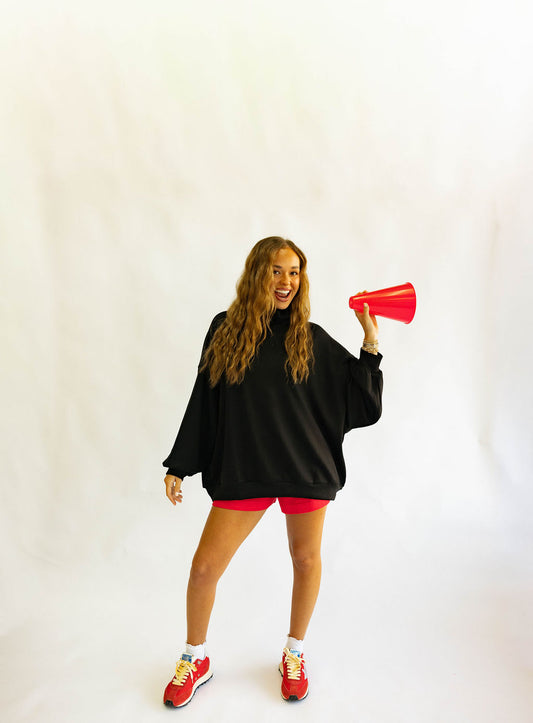 The Black MockNeck
