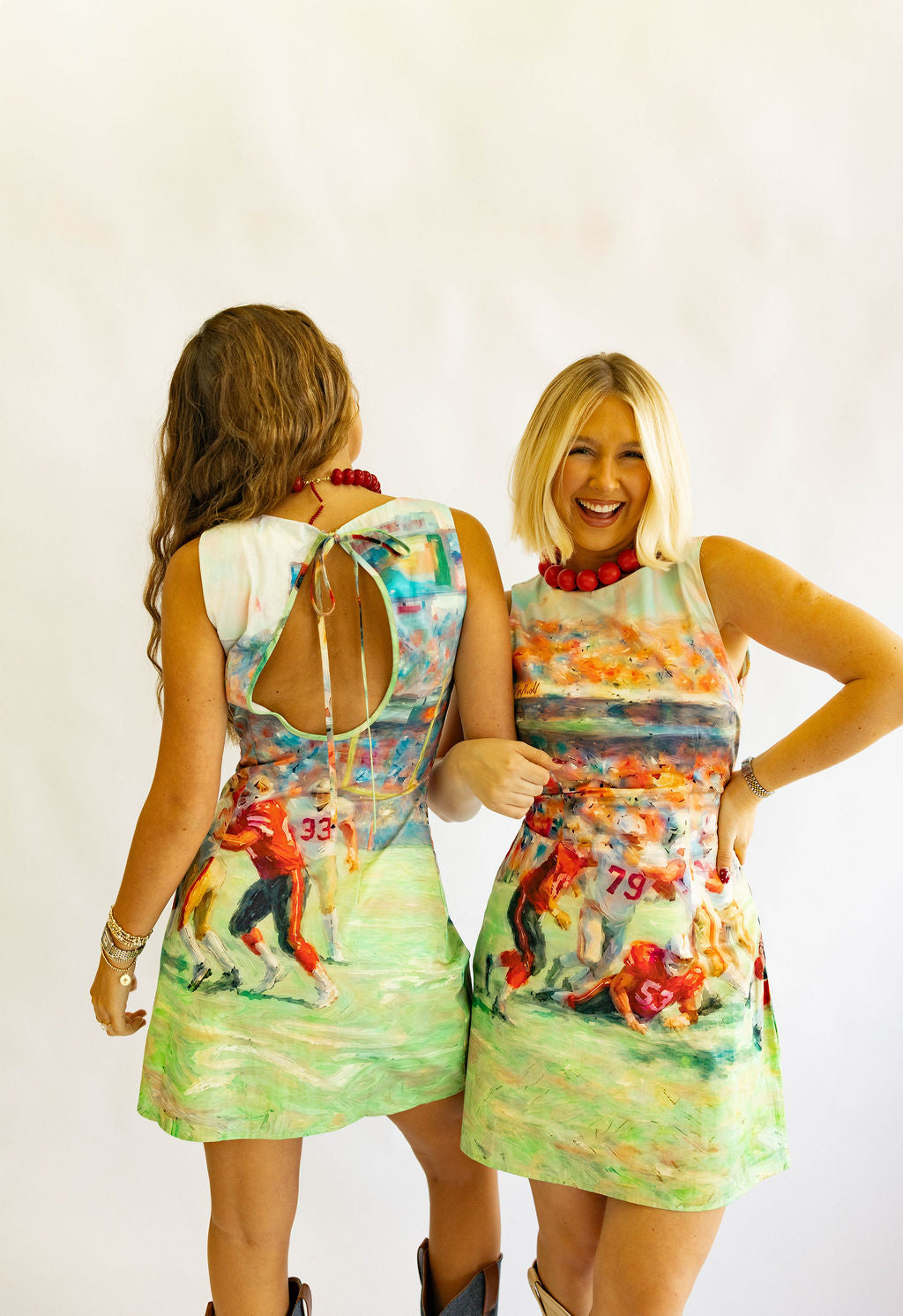 Painted Saturday Game Day Dress