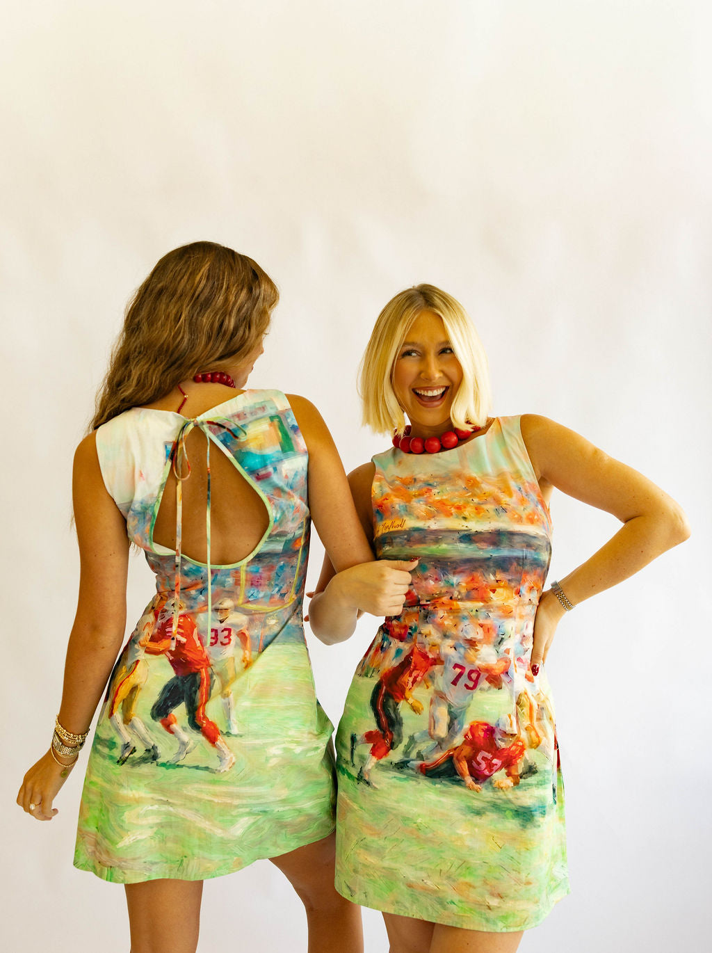 Painted Saturday Game Day Dress