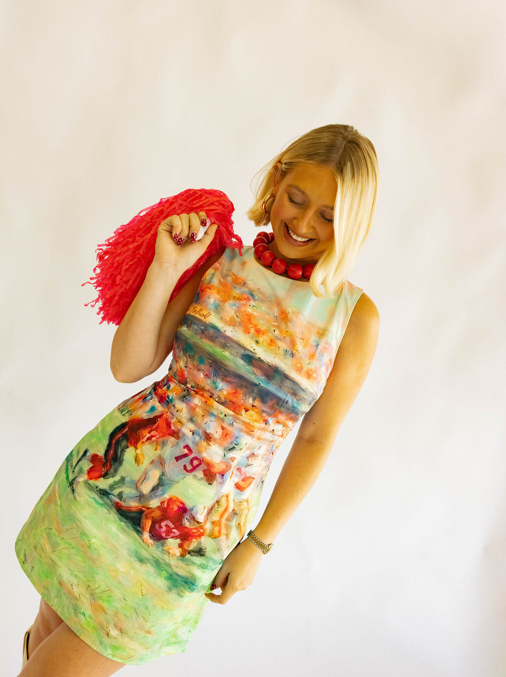 Painted Saturday Game Day Dress
