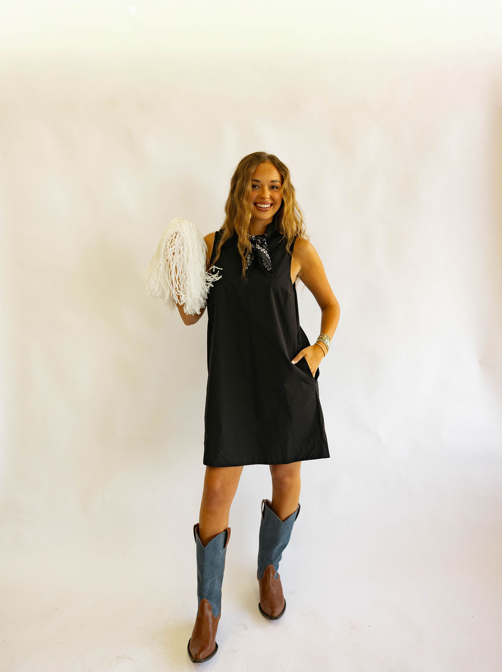 The Natalie Mini Dress - Black