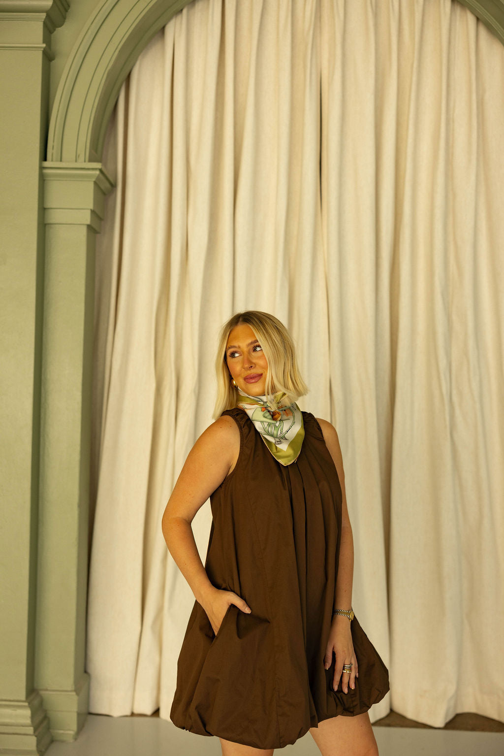 The Brown Sugar Bubble Dress