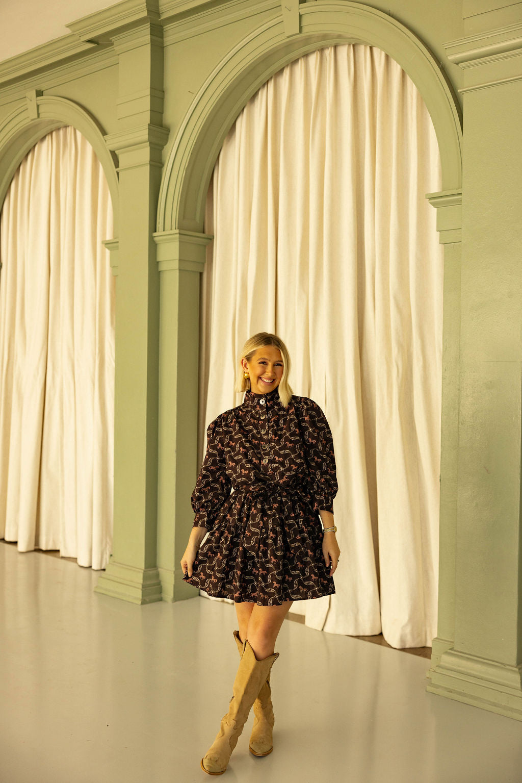 The Southern Saddle Dress