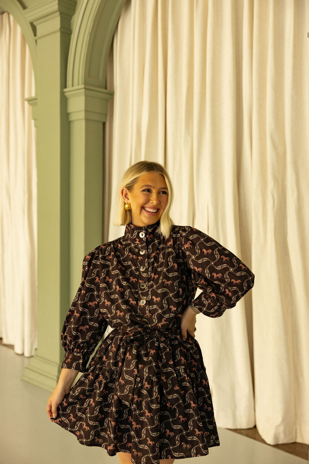 The Southern Saddle Dress