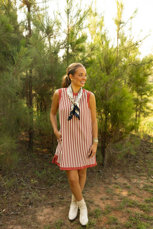 The Polo Club Dress - Terra Cotta