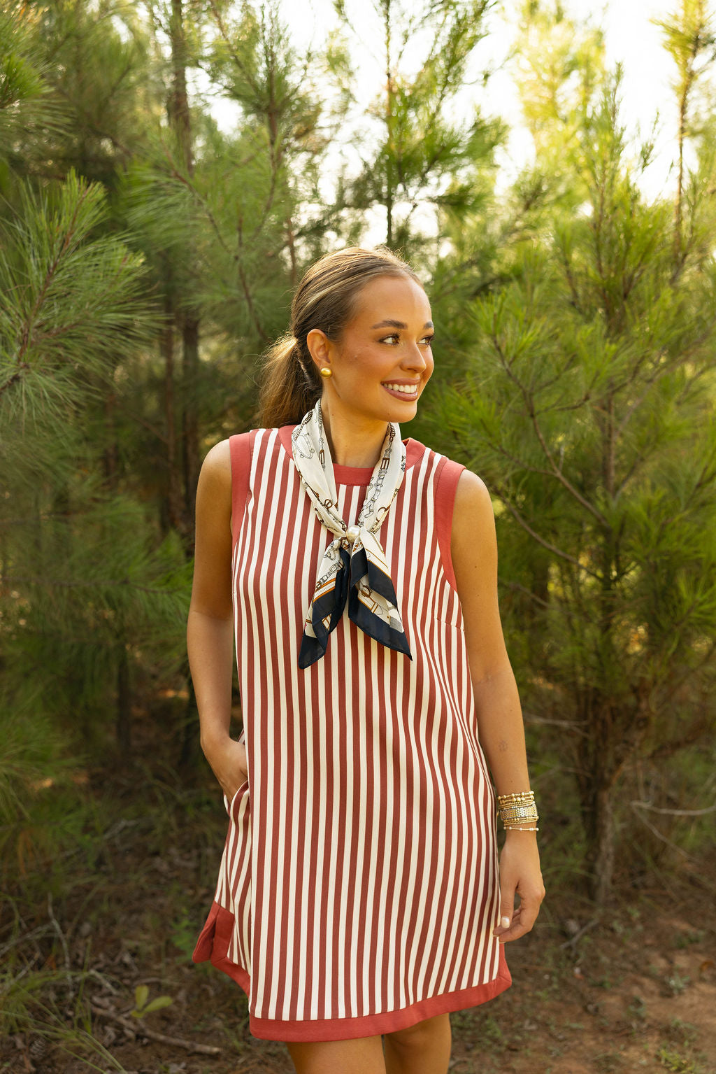 The Polo Club Dress - Terra Cotta
