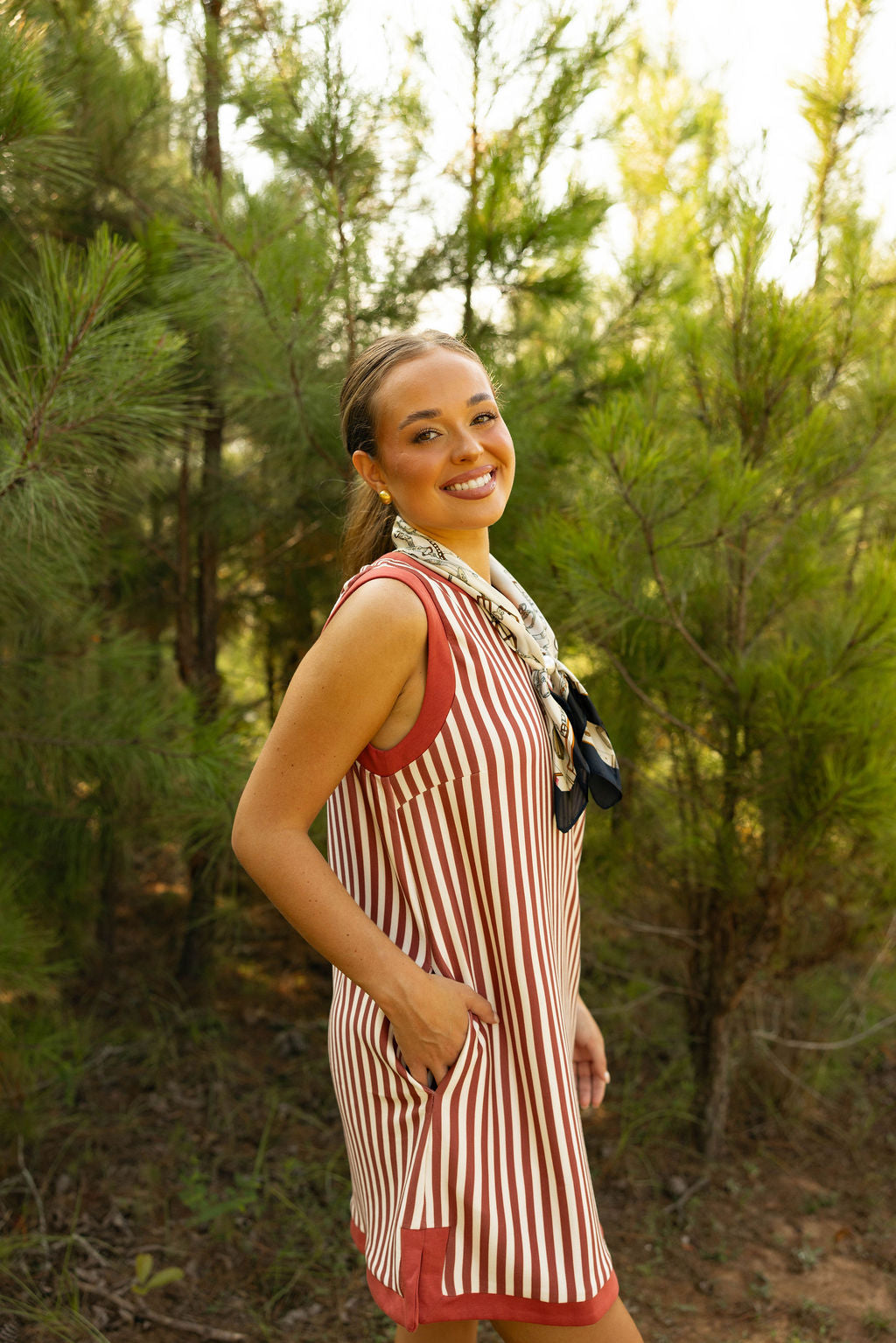 The Polo Club Dress - Terra Cotta