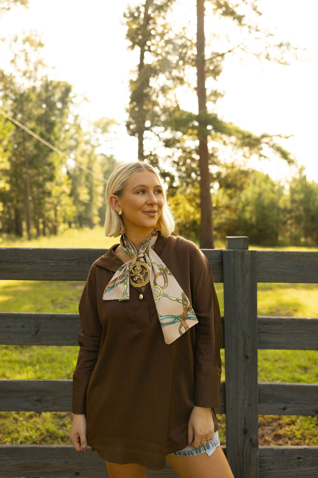 Chocolate Darling Tunic Top