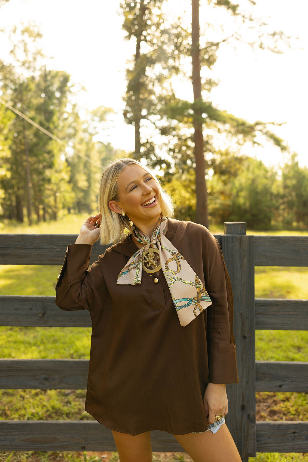 Chocolate Darling Tunic Top