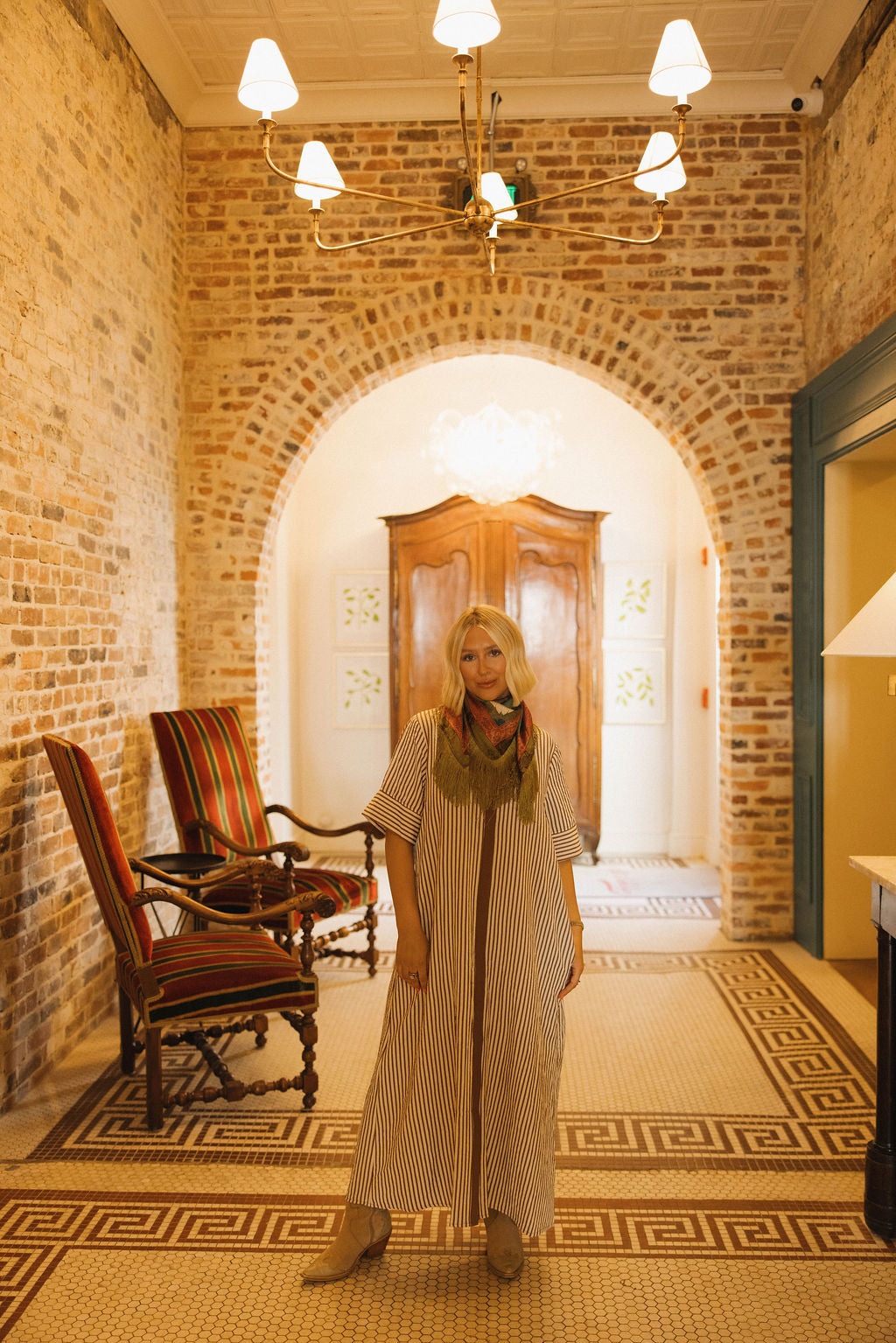 The Tilly Maxi Dress - Brown